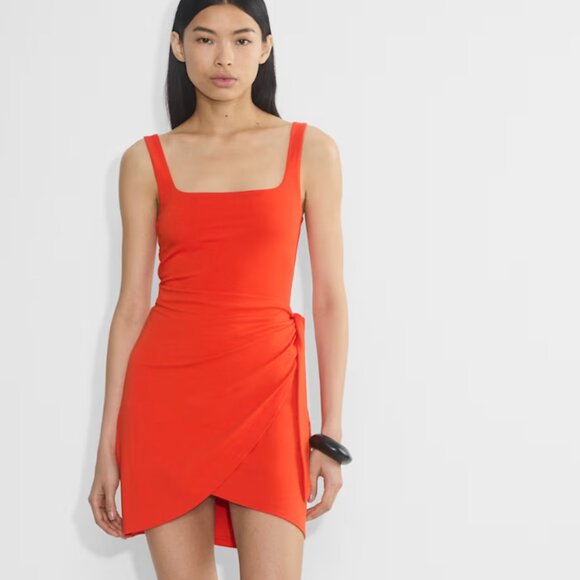 Aritizia NWT Wilfred Saturn Mini Dress XL RED - Picture 1 of 3